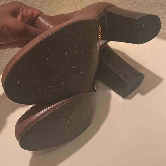 Prada Women's Size 40 Leather Booties Brown Fall Classic Quiet Luxury Minimalist - Picture 7 of 12